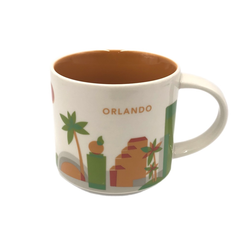 Starbucks Orlando You Are Here Collection 2015 14‎ oz. Coffee Mug Cup.